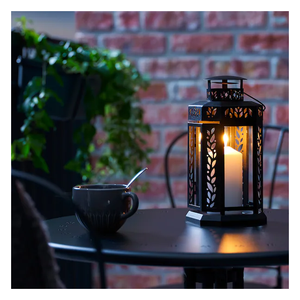 Fabricant et exportateur de lanternes à bougie suspendues noires antiques faites à la main pour décoration de mariage et décoration de festival Nouvelles lanternes - Product Image 1