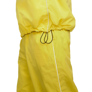 Survêtement coupe-vent respirant à capuche 100 % coton avec pantalon de jogging grande taille, passepoil personnalisé, coupe-vent, hiver, extérieur, décontracté pour homme - Product Image 3