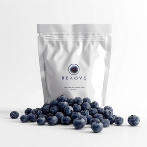 ถุงอลูมิเนียมฟอยล์แบบตั้งได้, ถุงสีดำด้านเปิดปิดได้ถุงซิปล็อคถุงเก็บของได้ถุงวันที่ - Product Image 4