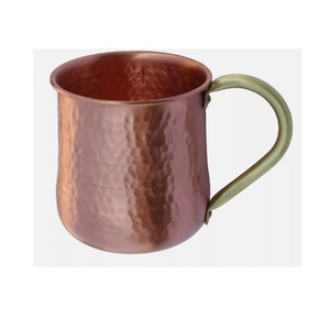 Plainted Copper <b>Moscow</b> <b>Mule</b> <b>Mug</b> With Brass Handle for Cold Drink Beer Wine Drinking Use Bar Hotel Home Decor - Product Image 2