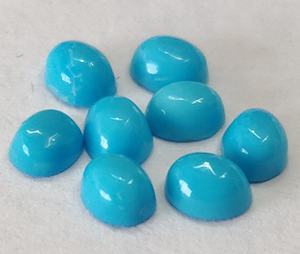 Natural Arizona Sleeping Beauty Turquesa Oval Cabochon 5X7mm Calidad superior-Loose Arizona Turquesa - Product Image 4