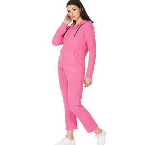 Nouvelle tendance Ensemble de survêtements pour femmes en coton polaire pour femmes Logo personnalisé Vêtements de formation Slim Fit Survêtement pour femmes - Product Image 4