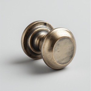 Tirador de puerta antiguo Heritage de bronce con detalles florales que añaden lujo de belleza atemporal y estilo clásico. - Product Image 3