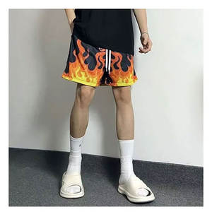 กางเกงขาสั้นผ้าแคนวาสสำหรับผู้ชายกางเกงขาสั้นผ้าตาข่ายคุณภาพดีสไตล์สตรีทที่ออกแบบโลโก้ได้ตามต้องการ - Product Image 5