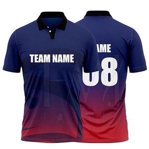 Cricket Team Hommes Sports Cricket Uniforme Maillots 100% Coton Imprimé Cricket Maillots Pour Hommes Avec Marque Privée - Product Image 4