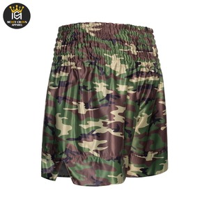 Short de boxe pour hommes les plus tendances Tissu doux et confortable à séchage rapide Vêtements de sport de fitness grande taille pour le service OEM d'arts martiaux - Product Image 2