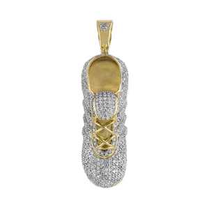 Personalizable 925 plata esterlina hombres Hip Hop colgante Moissanite diamante y chapado en oro regalo perfecto para marido - Product Image 1