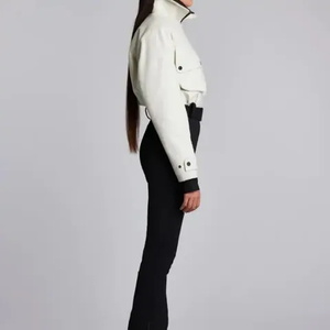 ฤดูหนาวผู้หญิงแฟชั่นชุดสกีเสื้อ Hoodie กีฬากลางแจ้ง Jumpsuit ซิปชุดสกีเสื้อผ้ากีฬาสวมใส่หิมะกระดาน - Product Image 2