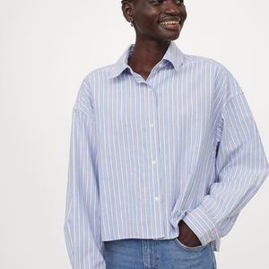 Women <b>Shirt</b> 100% Factory Direct Women <b>Shirt</b> Casual Ladies Slim Fit Plain Custom Summer - Product Image 3