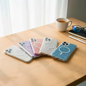 Custodia per telefono Glitter TPU + PC per 12promax 11pro Plus con protezione 360 Design a cartoni animati ispirato agli stili INS - Product Image 1