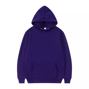 OEM Men's Custom High Quality 100% Cotton <b>Hoodie</b> Long Sleeve Sweatshirt with Solid Pattern Printed Logo Anti-Wrinkle Woven Weave - Product Image 6