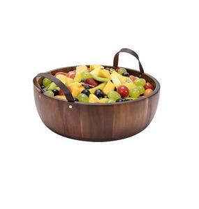 Wood Large Bowl with Lids Stackable Nesting Bowl Set for Cooking Baking <b>Meal</b> <b>Prep</b> Serving Wood Bowl at Low Price - Product Image 1