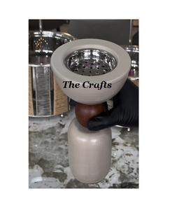 Maravilloso diseño Mabkhars en madera y metal Hogar y Hotel Bakhoor Quemador Mabkhara con bandeja Caja de vidrio Oud a baja velocidad - Product Image 6