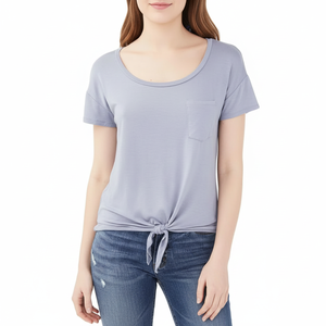 Camiseta larga con estampado personalizado para mujer, ropa de manga corta, vestido informal, algodón occidental XXL - Product Image 4