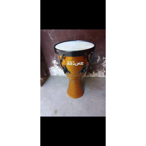 Djembe en bois bleu et rouge de 14 pouces avec un diamètre de 7 pouces pour les spectacles et les événements musicaux - Product Image 3