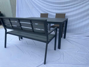 Muebles de Comedor, Muebles de Aluminio para Exteriores y Mesa de Patio para Jardín o Villa - Product Image 3