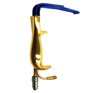 Retractor Tebbetts de Acero Inoxidable con Mango de Fibra para Cirugía General, Instrumento Médico Reutilizable para Hospital - Product Image 1