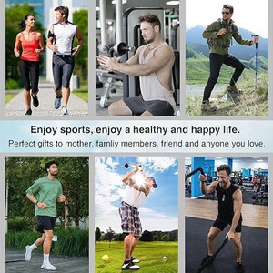 3 pares de calcetines de talla grande para hombre con suela de toalla suave, calcetines gruesos resistentes al desgaste para deportes al aire libre, senderismo, calcetines tobilleros - Product Image 2