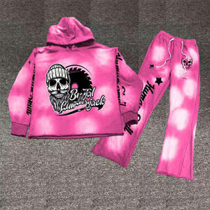 Sweat à capuche unisexe coupe oversize évasée, coupe vintage streetwear, coupe haute couture, avec impression personnalisée, délavé à l'acide, coupe coupe-vent, uni, grammage lourd, qualité usine - Product Image 1