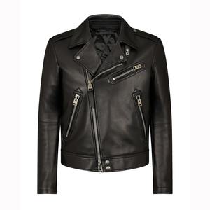 Veste en cuir de moto classique de conception personnalisée OEM 2025 vente chaude meilleur prix Style Streetwear mince pour hommes - Product Image 3