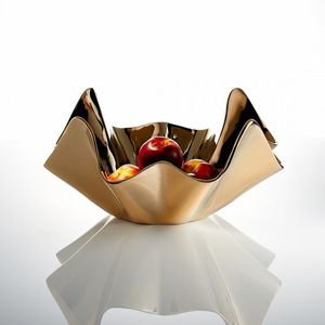 Feuille d'or à l'envers nouvelle décoration de table bol à manger bonbons fruits décor à la maison fête utiliser bol élégant - Product Image 5