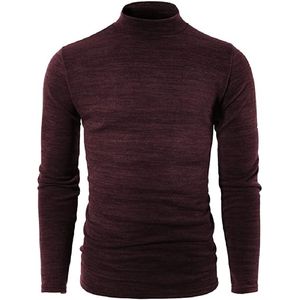 Vente en gros sur mesure de qualité professionnelle Chandails pour hommes en polyester épais et chauds à manches longues et à col ras du cou de style décontracté pour hommes - Product Image 1