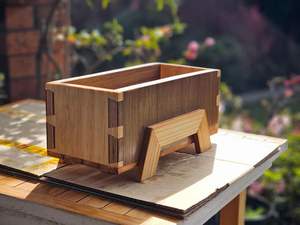 Boîte de rangement multifonction en bois rectangulaire écologique STROGE CONTRENERS, cadeaux de la mosquée en forme de croissant, boîte Sadaquah, Ramadan Eid Mubarak - Product Image 5