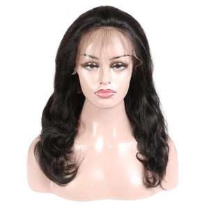 วิกผมแบบมีลูกไม้โปร่งใสธรรมชาติผ้าคู่สำหรับต่อผมมนุษย์บริสุทธิ์จากอินเดีย - Product Image 1