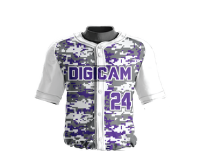 Ensembles de sport d'uniforme de baseball à manches courtes pour hommes avec logo personnalisé par sublimation nom d'équipe - Product Image 2