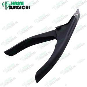 Coupe-ongles manuel en acier inoxydable de haute qualité pour manucure, outil de coupe d'ongles en acrylique, coupe-ongles chirurgical Hasni, logo et couleur personnalisés - Product Image 2