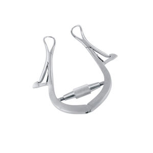 Retractor de tiroides Joll con 2 cuchillas de pinza de retención automática y mango estriado de 150mm hecho en Alemania de alta calidad - Product Image 5