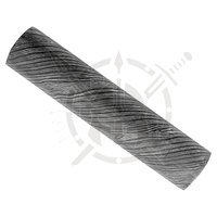 Tige de barre ronde en acier damas forgée avec précision pour la fabrication de couteaux de couleur personnalisés Tige de barre ronde en acier damas