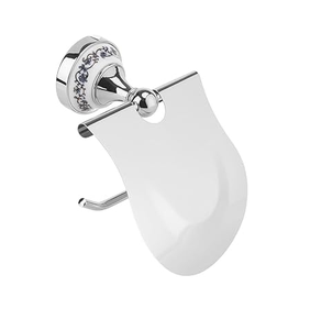 Porte-mouchoirs en papier en acier inoxydable personnalisé au design moderne Porte-mouchoir rond moderne Support mural - Product Image 1