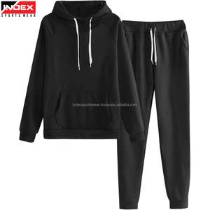 Ensemble de survêtement décontracté pour femmes, qualité supérieure, coton, tenue de sport, jogging, prix d'usine OEM ODM - Product Image 1