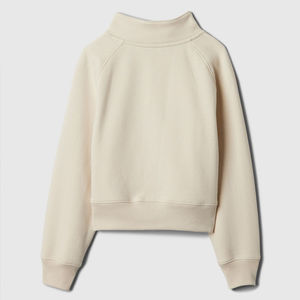 Sweat-shirt à demi-zip personnalisé 100% coton, haut décontracté pour l'automne et l'hiver, taille plus, streetwear, sweat-shirt oversize - Product Image 3