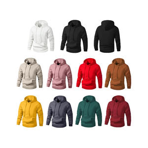 Sudadera con capucha de algodón con logotipo personalizado para hombres mejor valorados Sudaderas con capucha cálidas de invierno informales Sudaderas con capucha de lana de algodón pesado para hombres - Product Image 4