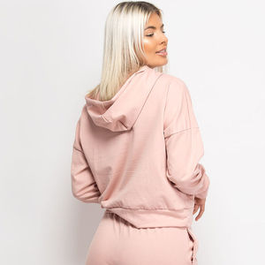 Conjunto de chándal para mujer hecho de algodón 100%, estilo Streetwear, chándales personalizados, conjuntos de chándal para correr baratos personalizados - Product Image 6