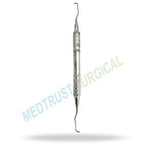 Cureta Posterior Gracey 11 12, Instrumento Dental Periodontal para la Limpieza Subgengival y el Planado Radicular de Dientes Posteriores - Product Image 4