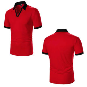 Camiseta de Algodón de Punto con Bordado Personalizado para Hombre, Manga Corta con Estampado, Ropa Casual Transpirable - Product Image 5