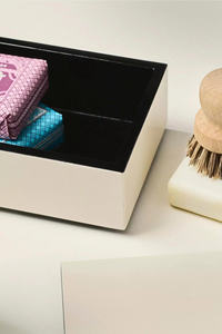 Ensemble de boîtes de rangement en laque à haute brillance, organisateur en laque fait main décoratif moderne, décoration d'intérieur de luxe, boîte de rangement d'accent - Product Image 5