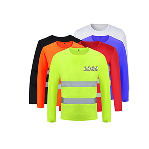 Camisa de Seguridad de Manga Larga de Alta Visibilidad, Reflectante, Antibacteriana, con Certificación EEC, de Secado Rápido, para Trabajo, Venta al Por Mayor de Fábrica - Product Image 6