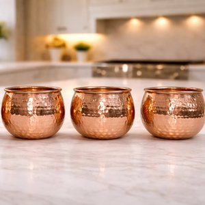 serving bowl <b>Copper</b> kitchen bowl <b>Copper</b> cooking bowl <b>Copper</b> <b>utensil</b> <b>Copper</b> tableware <b>Copper</b> decor bowl <b>Copper</b> storage bowl - Product Image 1