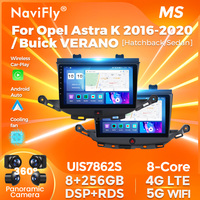 Radio para Auto NaviFly con Android, Car Play y GPS para Opel Astra K 2016-2020 y Buick VERANO, con Filtro de Bajos