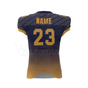 ชุดเครื่องแบบอเมริกันฟุตบอลของผู้ชายชุดแขนสั้นระบายอากาศขนาดใหญ่พิเศษออกแบบได้ตามที่ต้องการ - Product Image 6