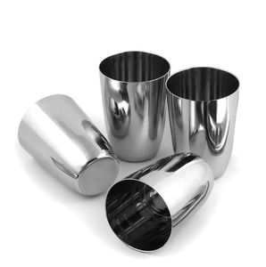 Haute qualité 300ML acier inoxydable et verre 304 matériel lave-vaisselle écologique AJUBA marque tasses - Product Image 2