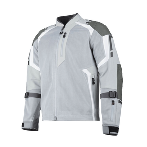 แจ็คเก็ตป้องกันมอเตอร์ไซด์ทัวร์ขี่รถจักรยานยนต์ของผู้ชายสีขาวกันน้ำได้ทุกฤดูเสื้อแจ็คเก็ตผ้าคอร์ดูราสำหรับขับขี่รถจักรยานยนต์ผจญภัย - Product Image 1