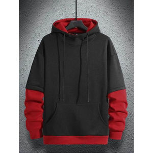 Sudadera con capucha personalizada para hombre de primera calidad, diseño de entrenamiento de poliéster polar de algodón pesado, patrón de impresión de temporada de invierno, servicio OEM - Product Image 3