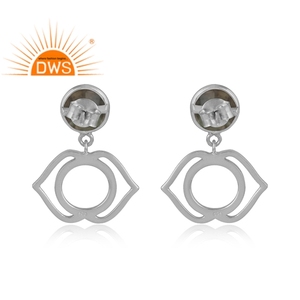 Pendientes colgantes de piedras preciosas de labradorita Natural de plata de ley fina de último diseño, joyería personalizada para mujer, regalo para ella - Product Image 3