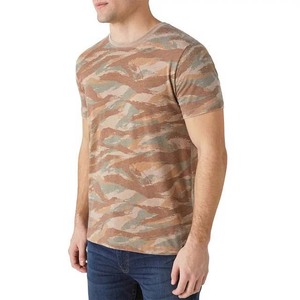 Sublimación Camo impresión Camisetas manga corta logotipo personalizado diseño verano desgaste algodón cuello redondo hombres camisetas precio barato 2025 - Product Image 6