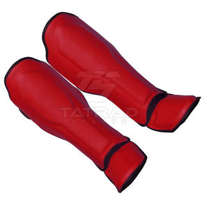 Protector de Espinilla de Cuero de Último Diseño 2026, Calidad Premium, Protección Profesional para MMA, Protector de Empeine TATRAD SPORTS TS-SG-11 - Product Image 2